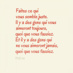Lire la suite à propos de l’article FAITES CE QUI VOUS SEMBLE JUSTE